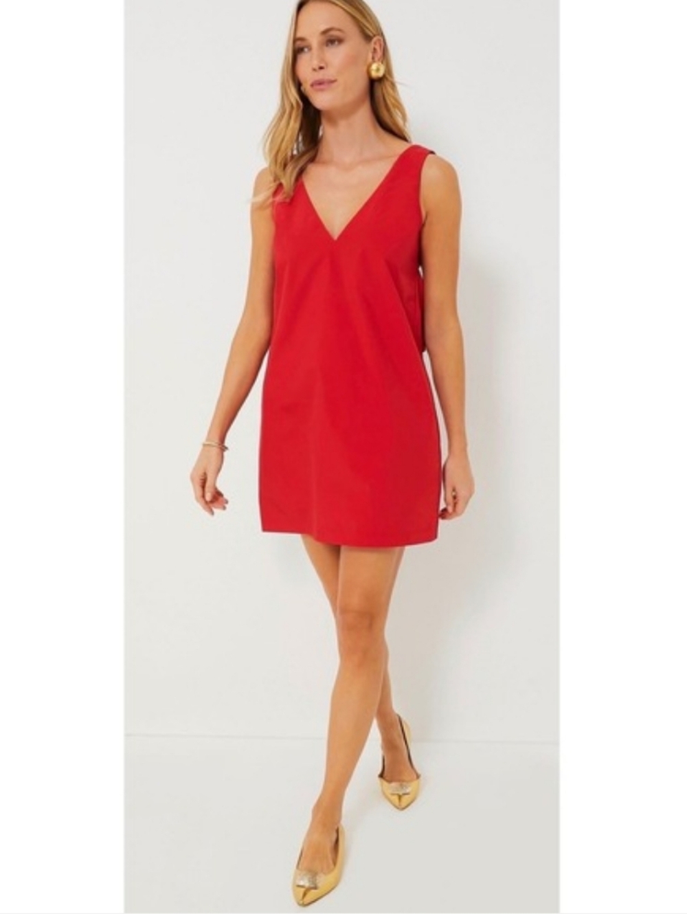 NWT Tuckernuck Hyacinth House Red Bow Bella Mini Dress XS